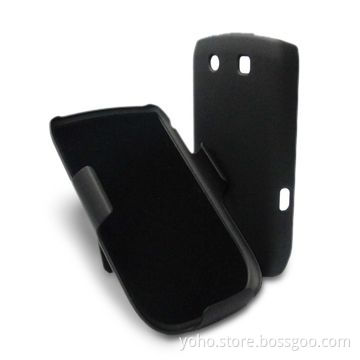 2-piece Case for BlackBerry 9800, Available in Black, Made of PC + ABS Materials